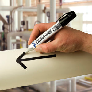 DURA-INK Metal Barrel Chisel Permanent Ink Marker DURA-INK Metal Barrel Chisel Permanent Ink Marker